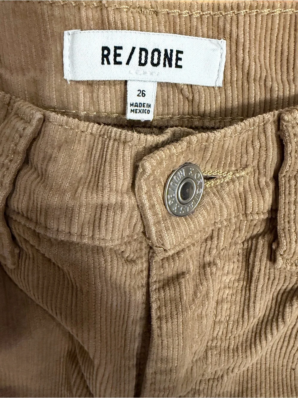 RE/DONE 70s Loose Flare Corduroy Pants